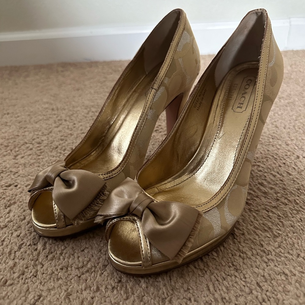 Coach Jacquard Heels